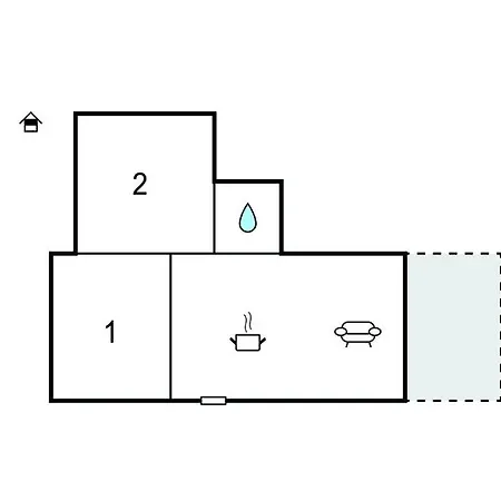 Lovely In Karbuni With House Sea View Daire