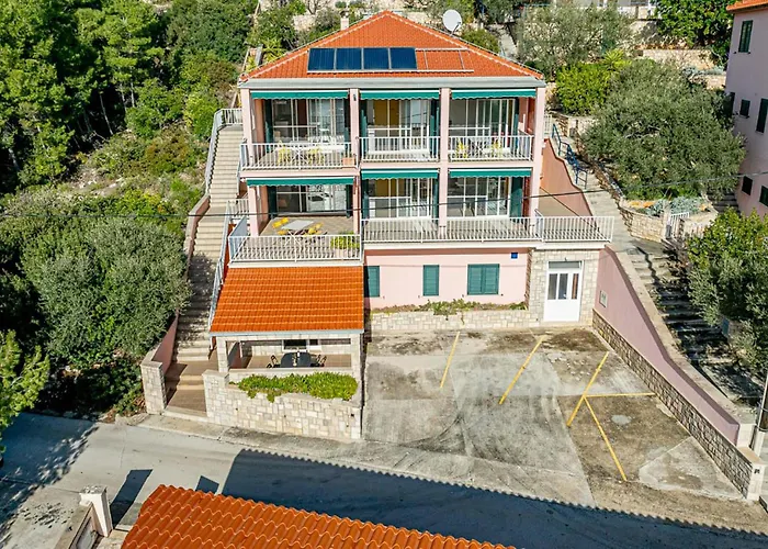 Lovely In Karbuni With House Sea View 아파트 Potirna